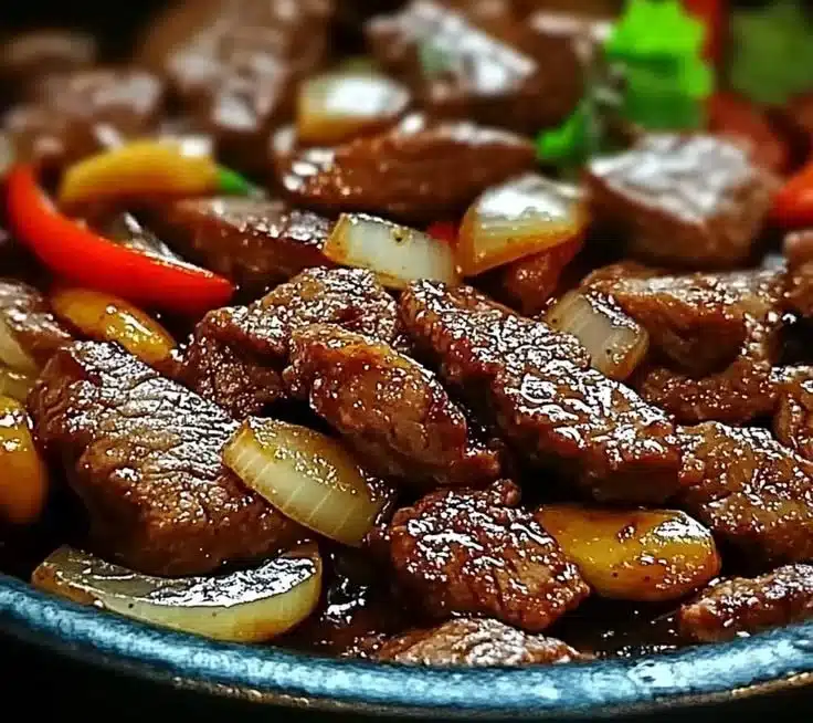 Sizzling Chinese Pepper Steak with Onions: A Flavor Sensation