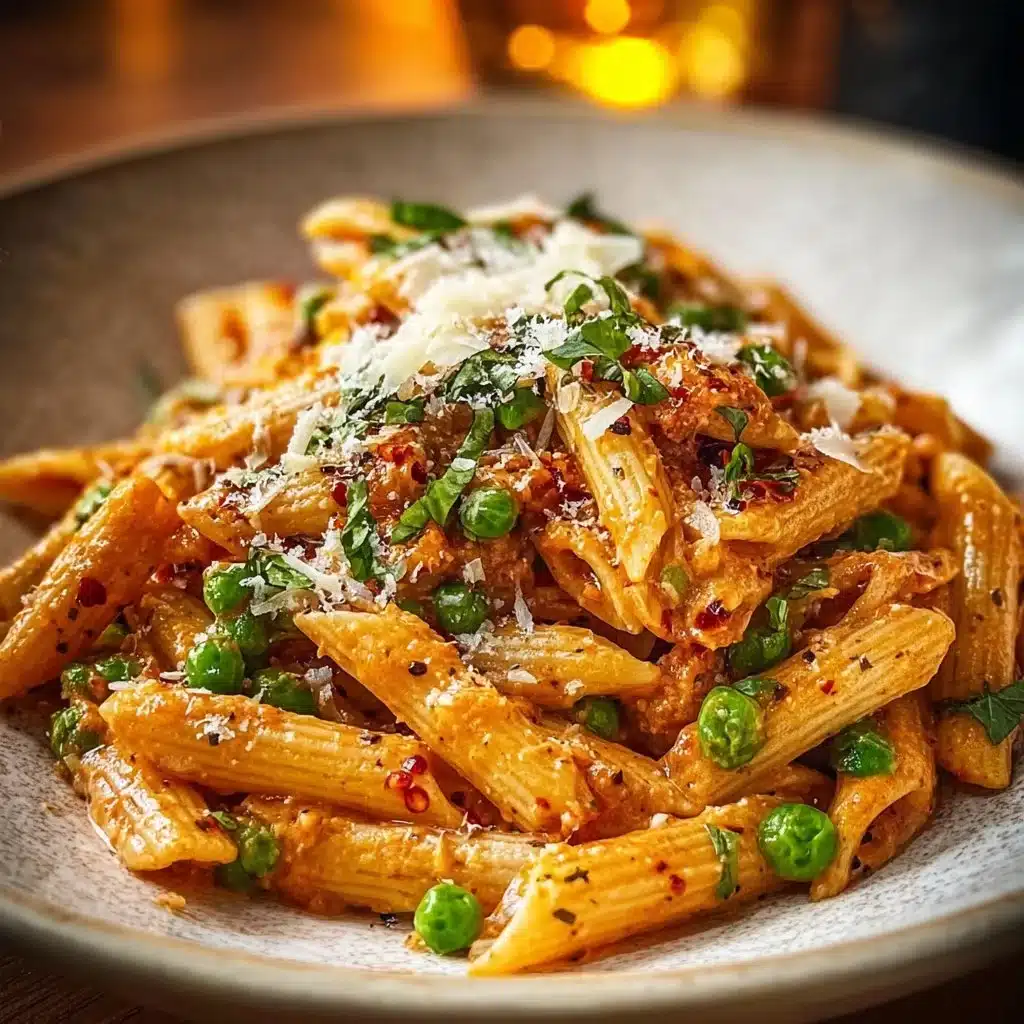 Spicy chicken chipotle pasta dish with vibrant colors and ingredients