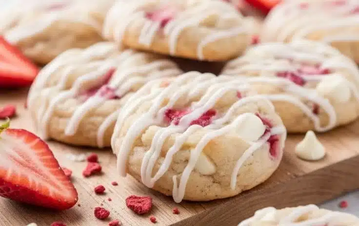 Strawberry Shortcake Cookies