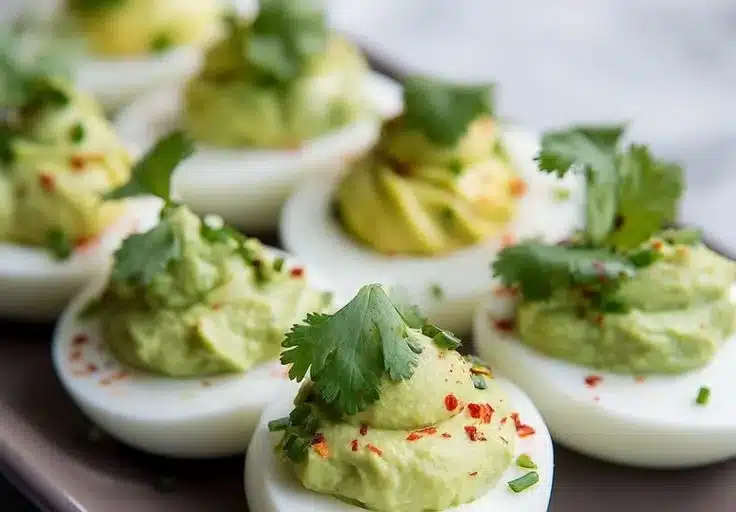 Avocado Deviled Eggs