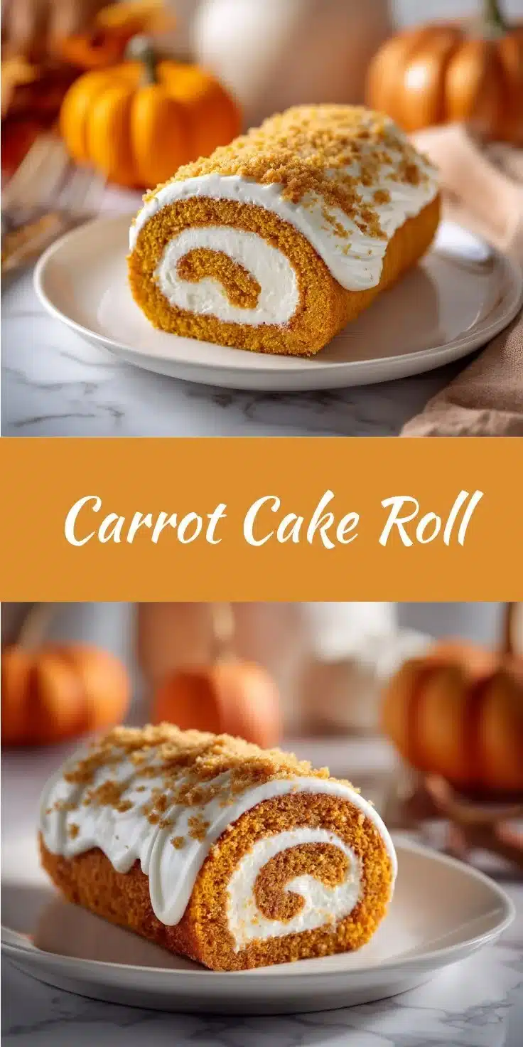 Carrot Cake Roll