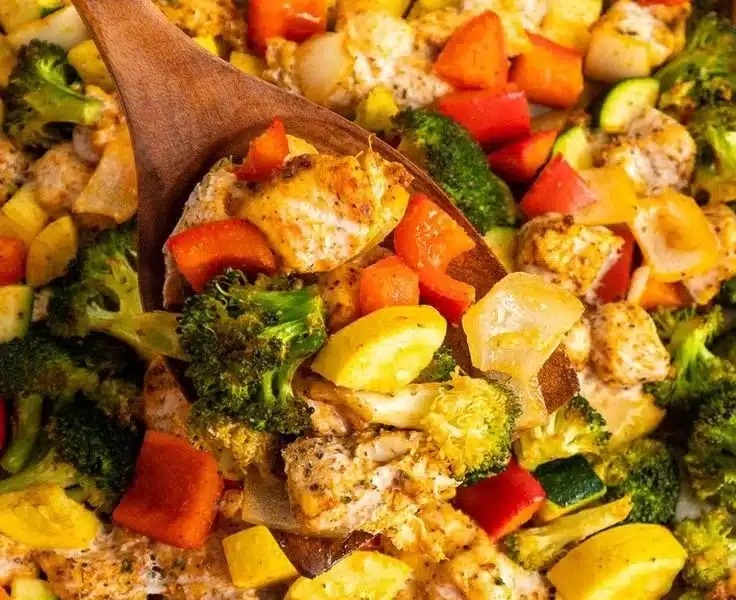 Chicken and Veggie Sheet Pan