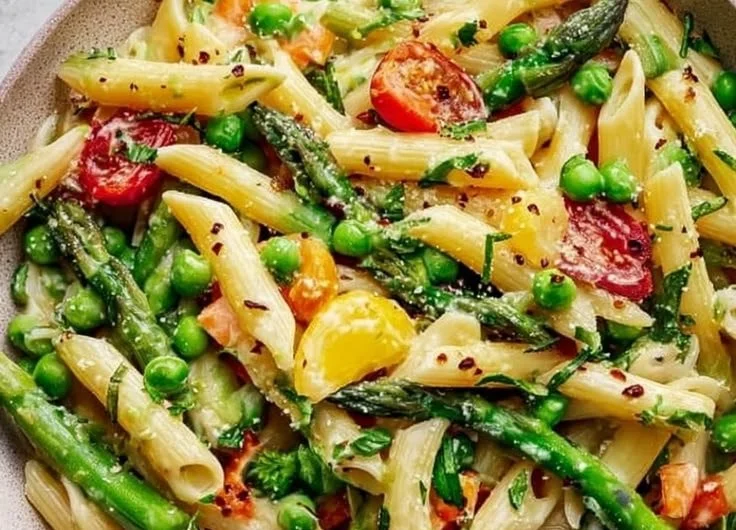 Creamy Pasta Primavera