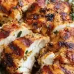 Juicy and tender chicken breast cooked to perfection on a plate