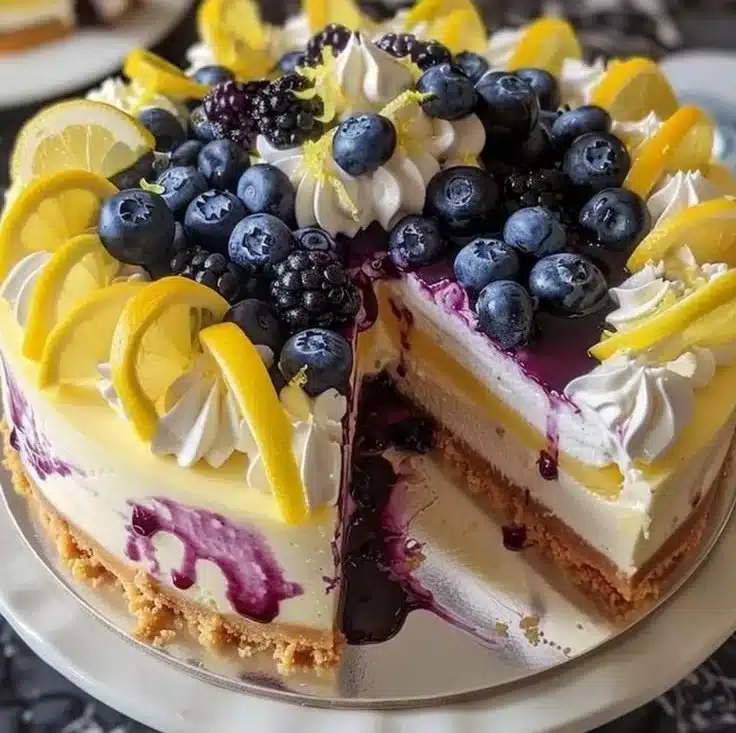 Lemon Blueberry Cheesecake