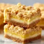 Delicious lemon crumb bars with buttery crust and zesty lemon filling