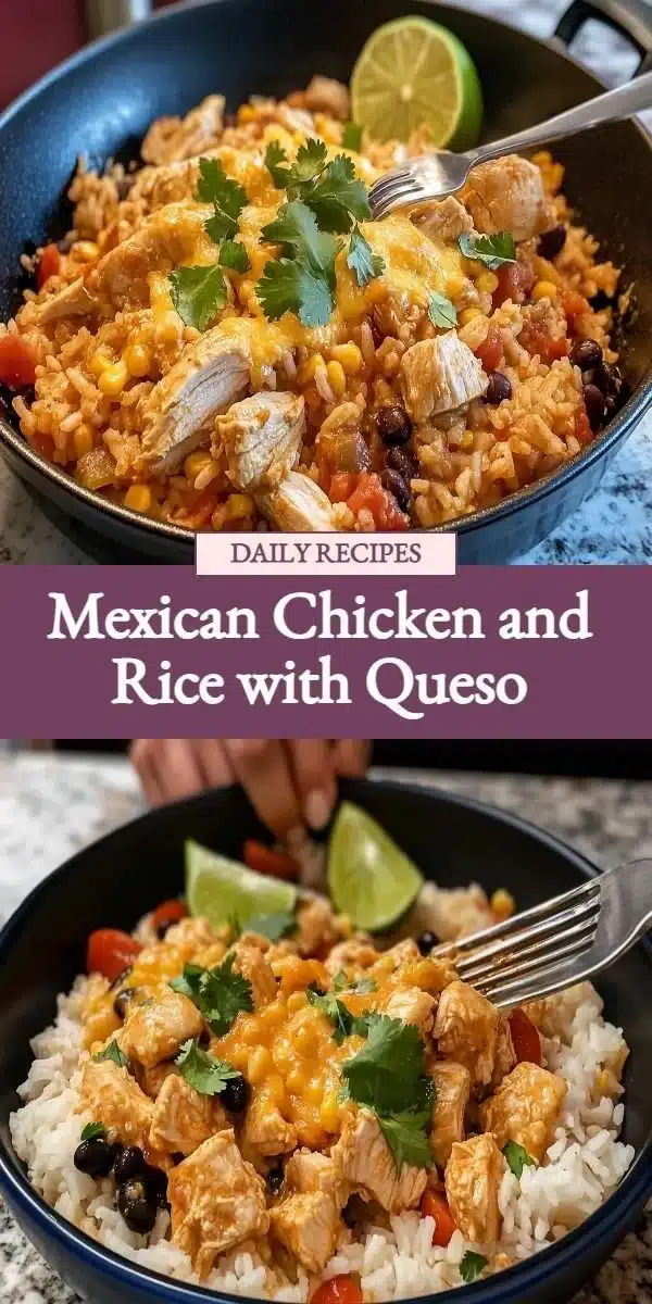 Mexican Chicken and Rice with Cheese