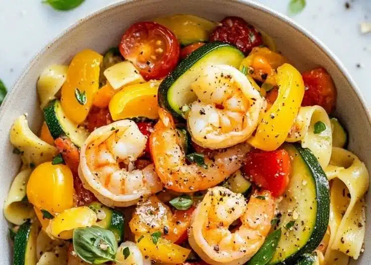 Shrimp Primavera Pasta