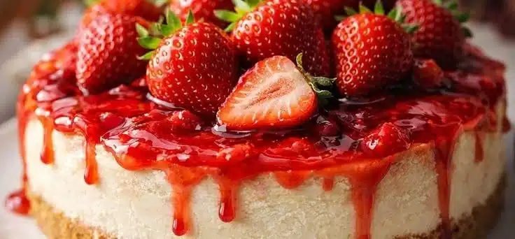 Ultimate Strawberry Cheesecake