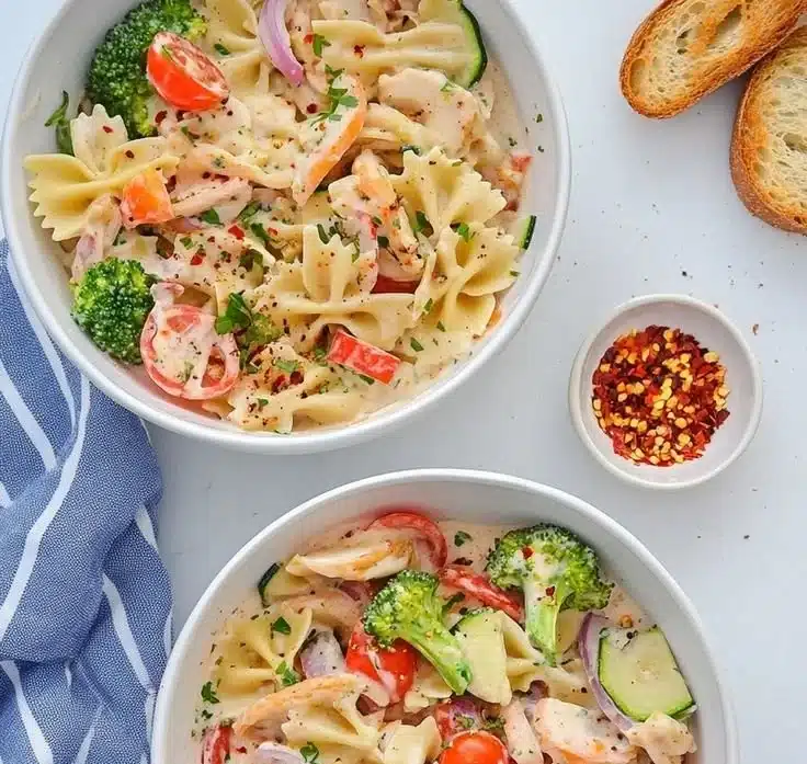 Vegan Pasta Primavera